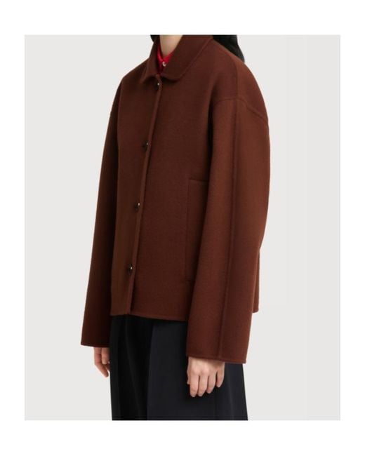 Marni Brown Wool-Cashmere Jacket