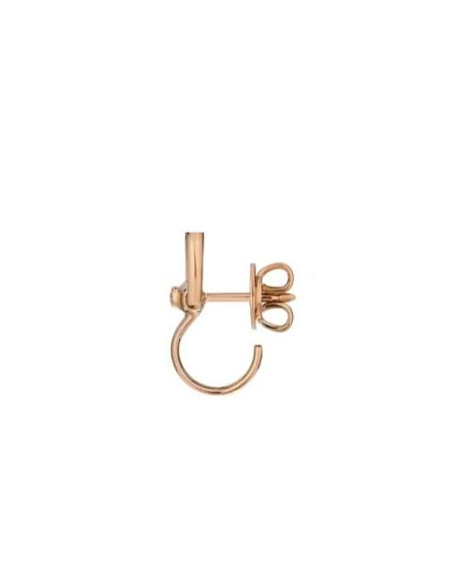 Gucci White Horsebit Diamond 18K Stud Earrings