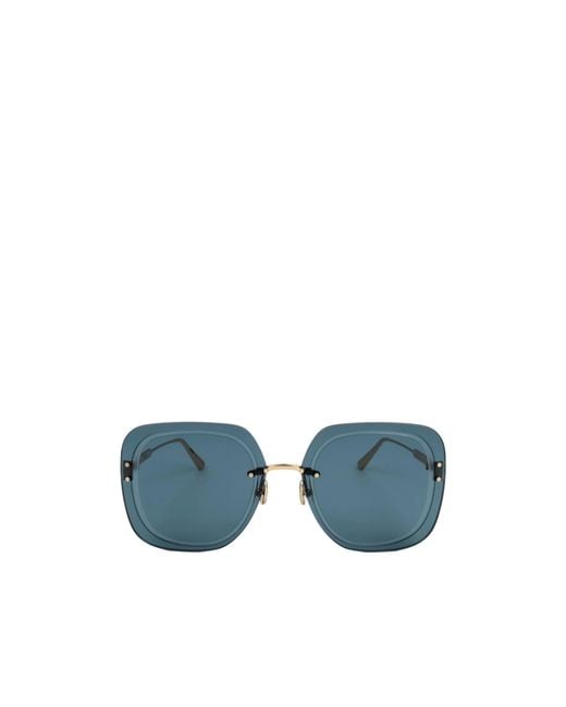Dior Blue Rimless Sunglasses