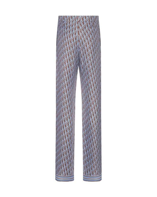 Dior Gray Oblique Pajama Pants for men
