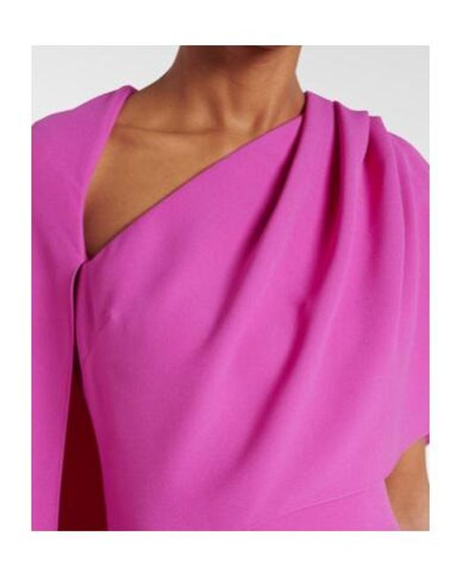 Safiyaa Pink Contessa Asymmetric Gown