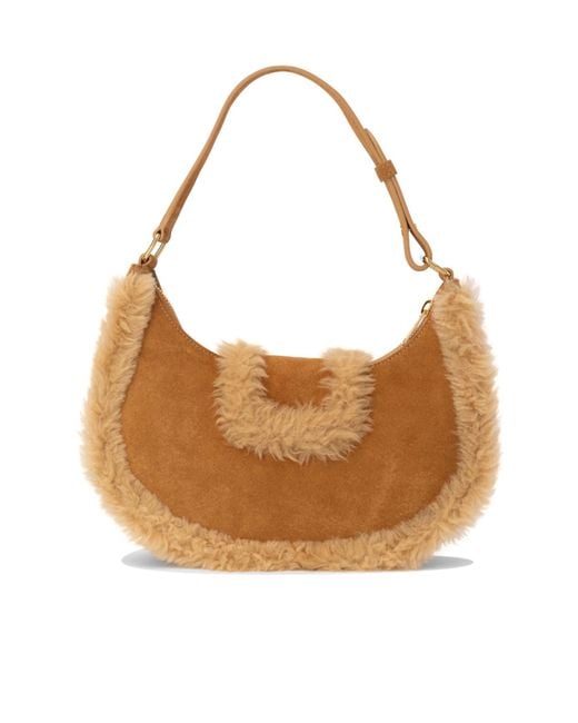 Céline Brown Flip Shoulder Bag