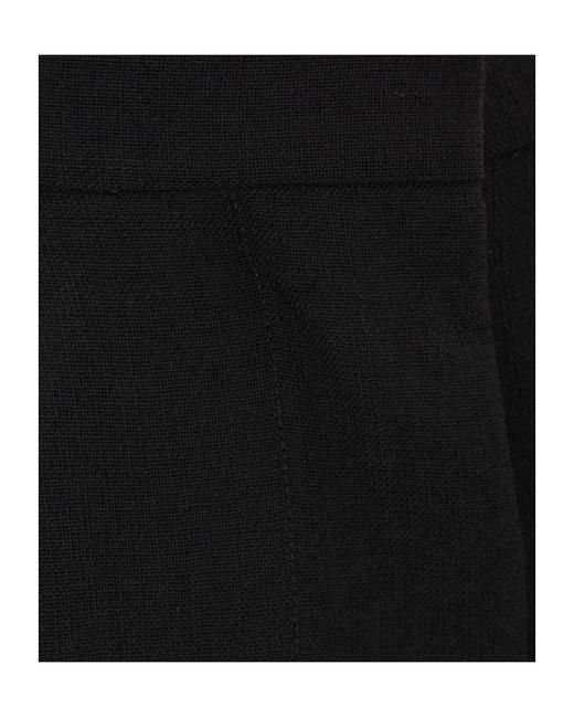 Quira Black Asymmetrical Skirt