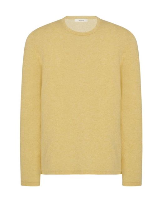 The Row Yellow Casas Top Goat Cashmere Sweater for men