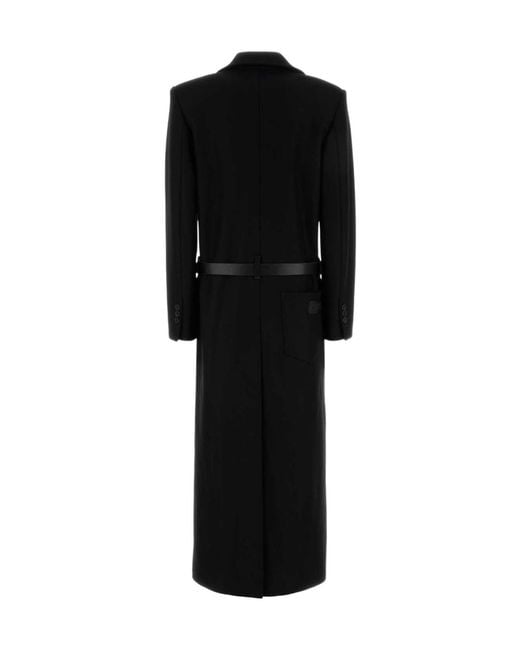 DSquared² Black Long-Sleeved Coat
