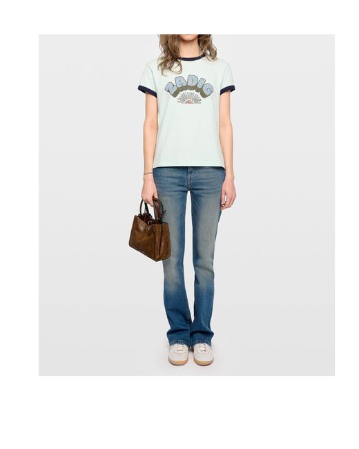 Zadig & Voltaire Multicolor Walk Graphic-Print T-Shirt