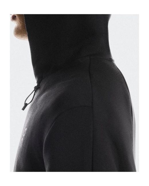 On Shoes Black Zipped Hooded Sweatshirt for men