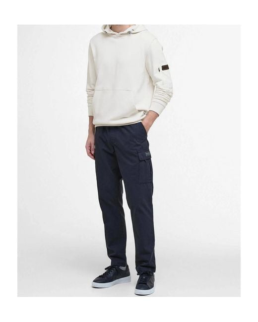 Barbour White Ewan Hoodie for men