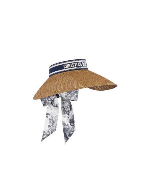 Dior Metallic Iviera D-Ocean Visor With Mitzah