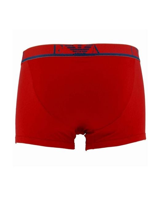 Emporio Armani Red Logo Logo Boxers for men
