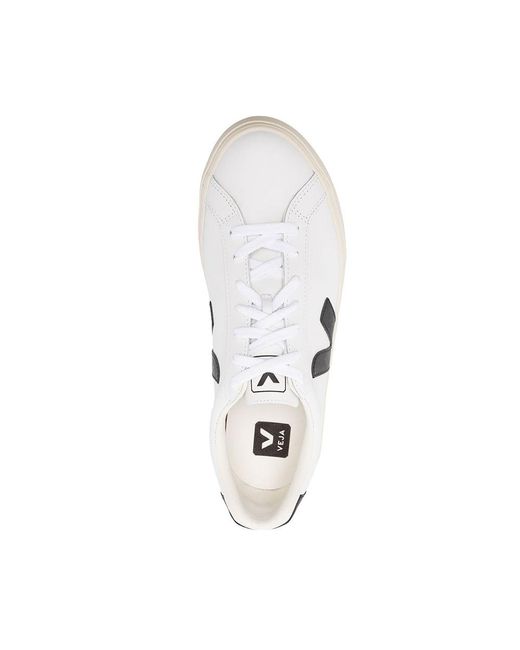 Veja White Esplar V-10 Lace-Up Sneakers