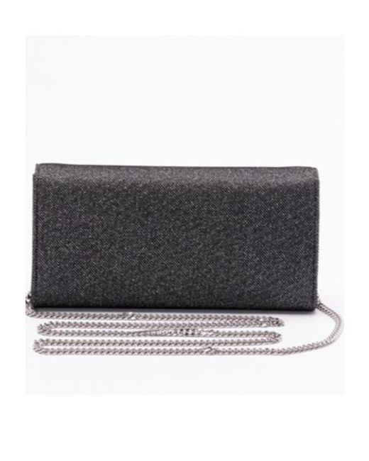 Jimmy Choo Gray Emmie Clutch