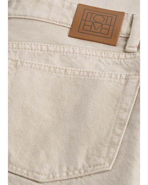 Totême Natural Belt-Loop Jeans
