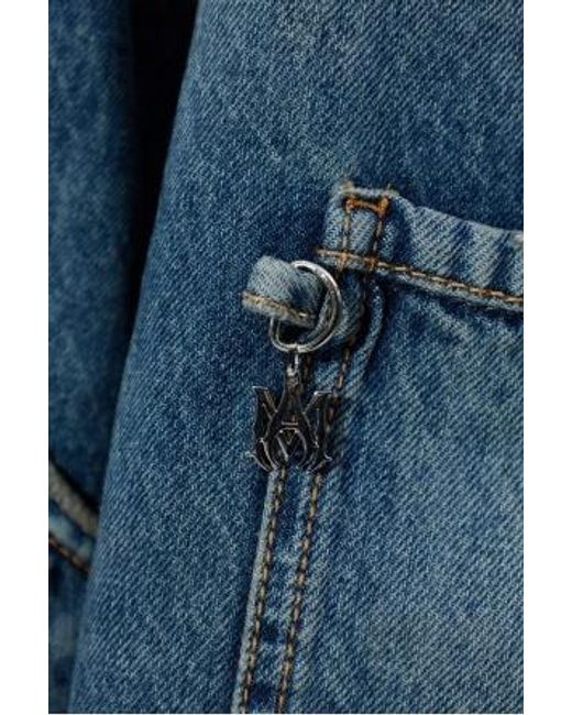 Amiri Blue Denim Work Jacket