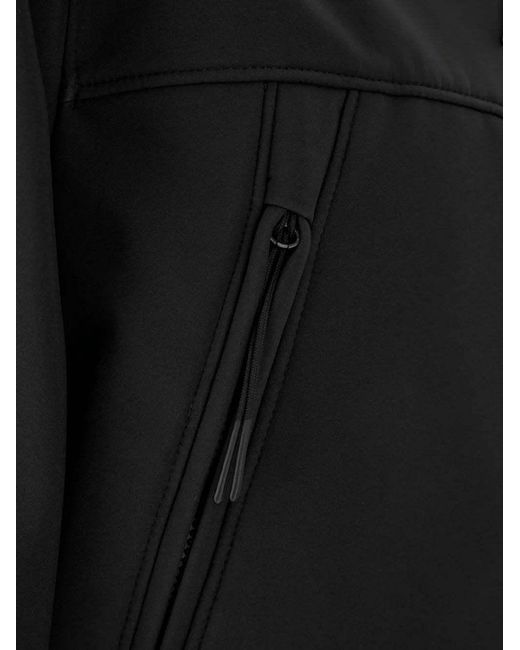 C P Company Black Long-Sleeve Casual Jacket for men