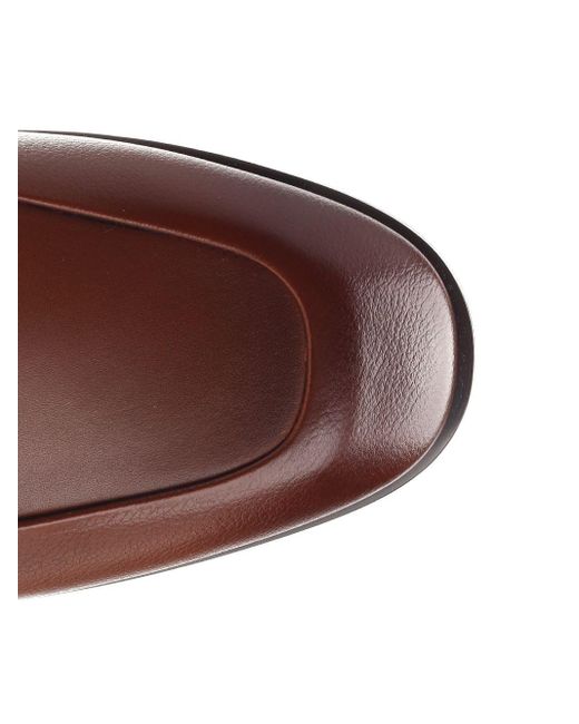 Ferragamo Brown Ferragamo Gancini-Plaque Slip-On Loafers for men