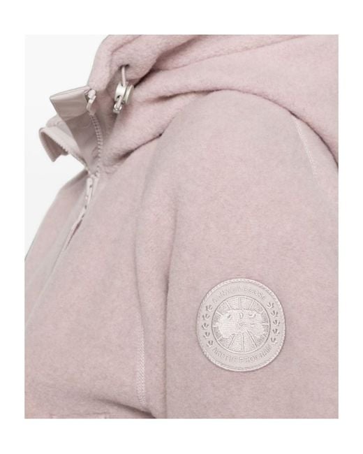 Canada Goose Pink Chilliwack Zip-Up Hoodie
