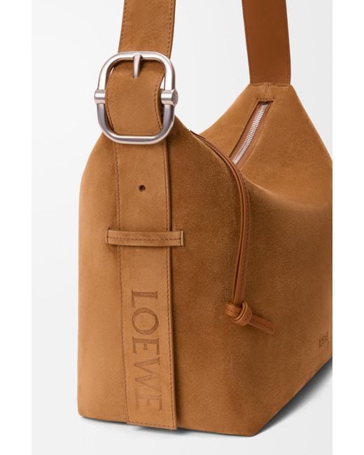 Loewe White Medium Loop Hobo for men