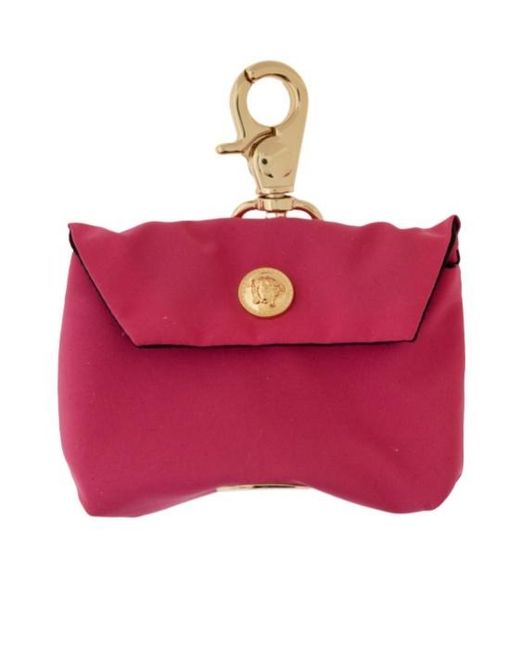 Versace Red Logo Clutch for men