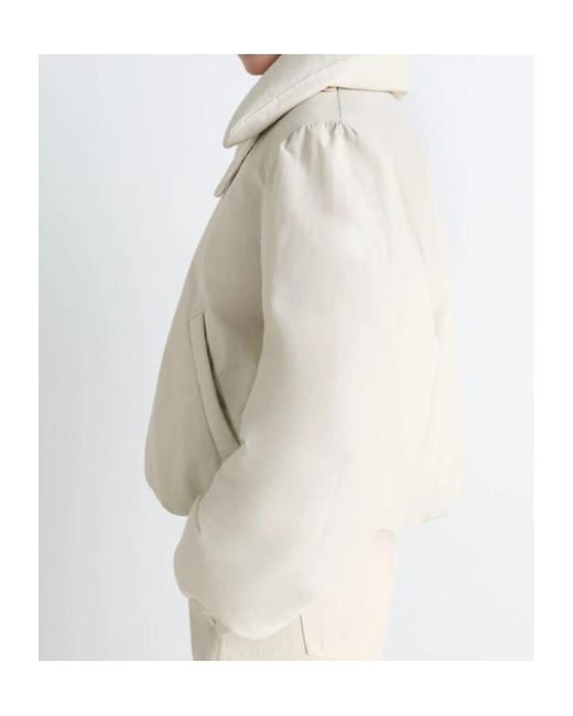 Lemaire Natural Elasticated Cuff Puffer Jacket