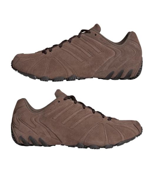 Adidas Originals Brown Ghost Sprint Panelled Sneakers