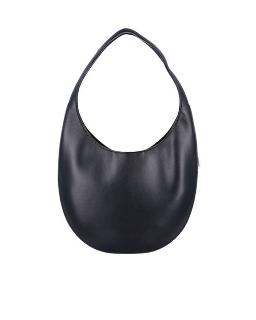 Coperni Blue Crescent Zip Tote Bag