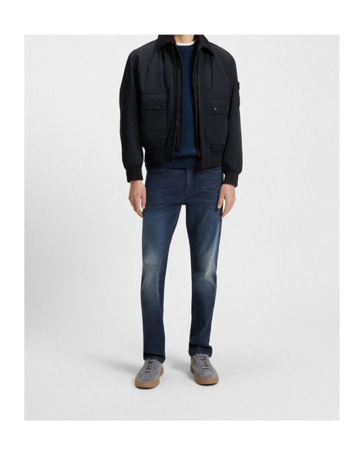 Boss Blue Boss Water-Repellent Bomber Jacket for men