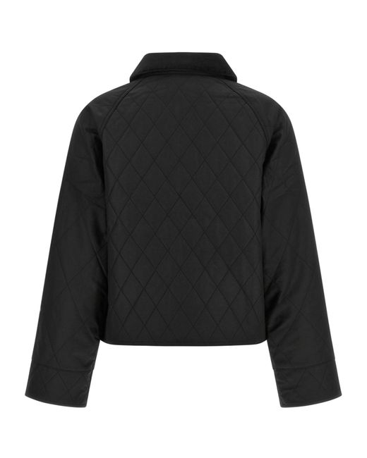 Barbour Black Casual Zip-Up Jacket