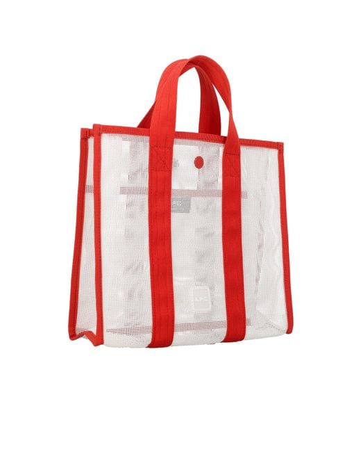 A.P.C. Red Logo Handbag