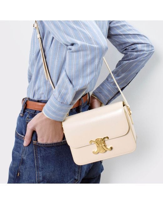 Céline Natural Teen Triomphe Bag
