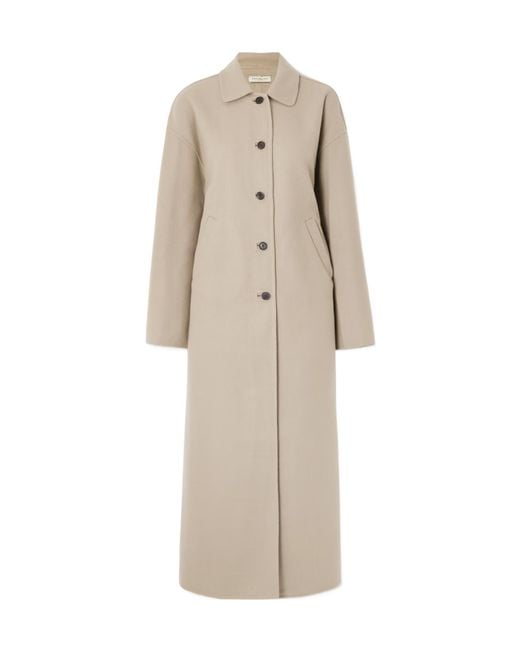 Kallmeyer Natural Constance Herringbone Wool-Blend Coat