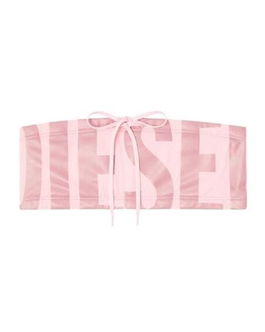 DIESEL Pink Miriam D Core Bikini Top