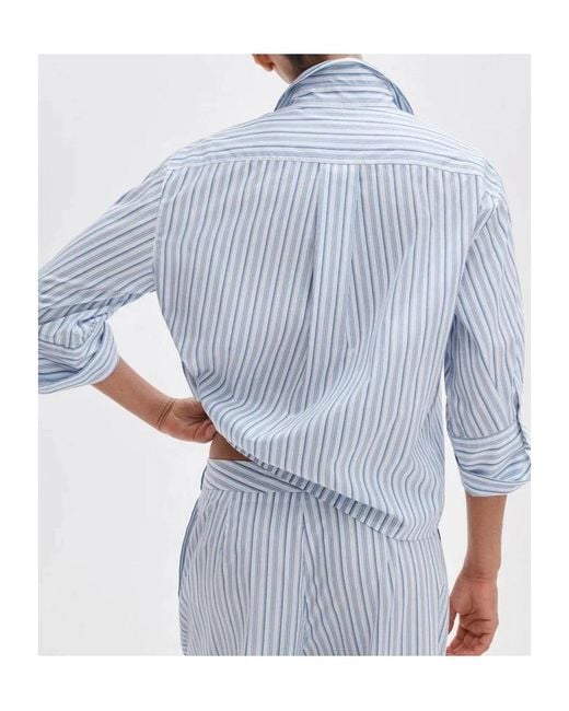Rag & Bone Blue Striped Shirt