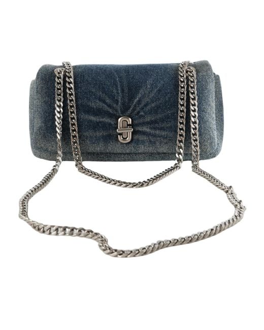 Marc Jacobs Blue Mini Chain Shoulder Bag