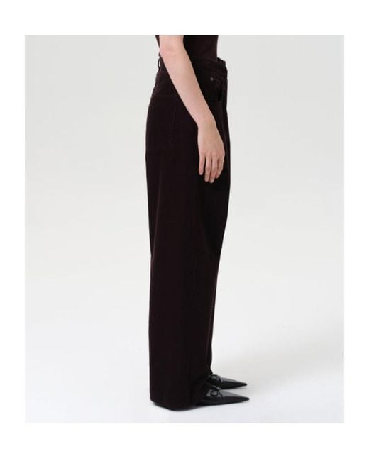 Agolde Black Belt-Loop Jeans