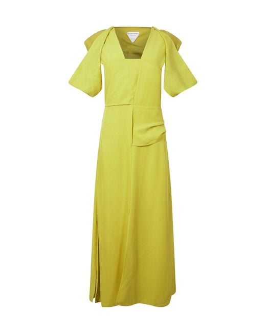 Bottega Veneta Green Slip Dress