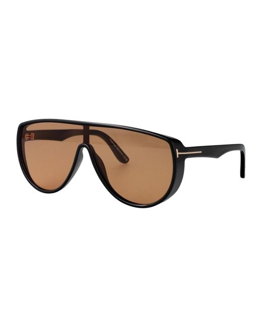 Tom Ford Natural Achilles Photochromatic Shield Sunglasses for men