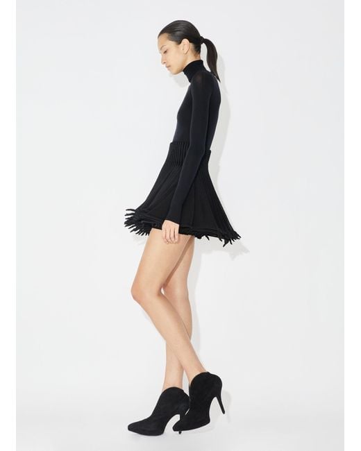 Alaïa Black Alaïa Second Skin Turtleneck Bodysuit