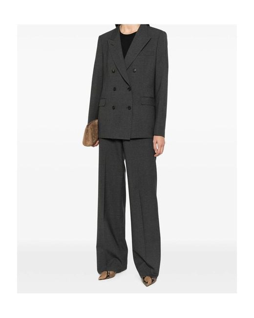 Tagliatore Black Long-Sleeve Suit Set
