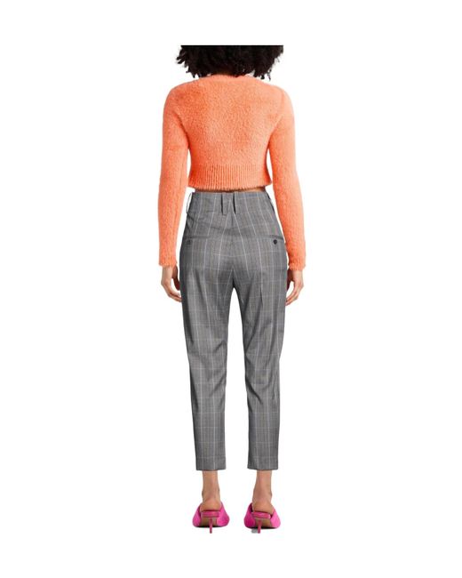 Isabel Marant Gray Tapered Casual Trousers