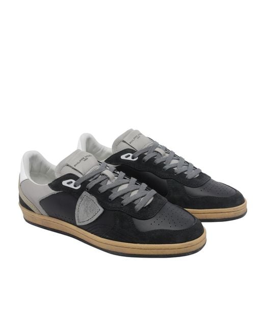 Philippe Model Black Pgal Low-Top Sneakers for men