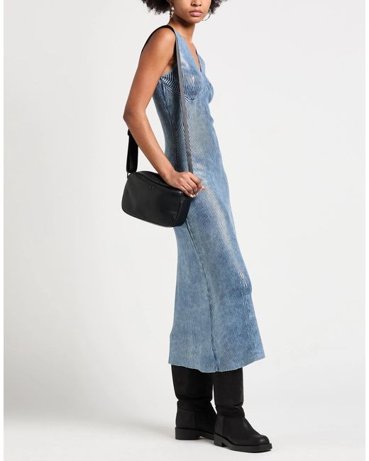 DIESEL Black Plain Colour Across-Body Bag