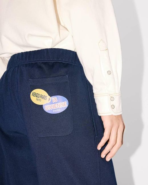 KENZO Blue Fruit Stickers' Classic Jog Pant for men
