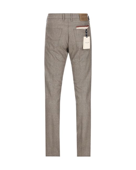 Jacob Cohen Gray Slim-Fit Pants for men