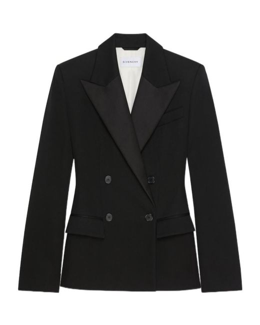 Givenchy Black Double-Breasted Jacket
