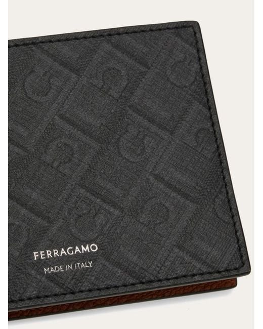 Ferragamo Black Ferragamo Monogram Wallet for men