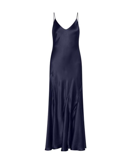 Marella Blue Satin Dress