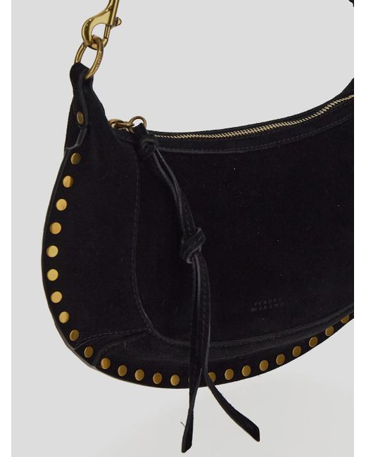 Isabel Marant Black Oskan Moon Shoulder Bag