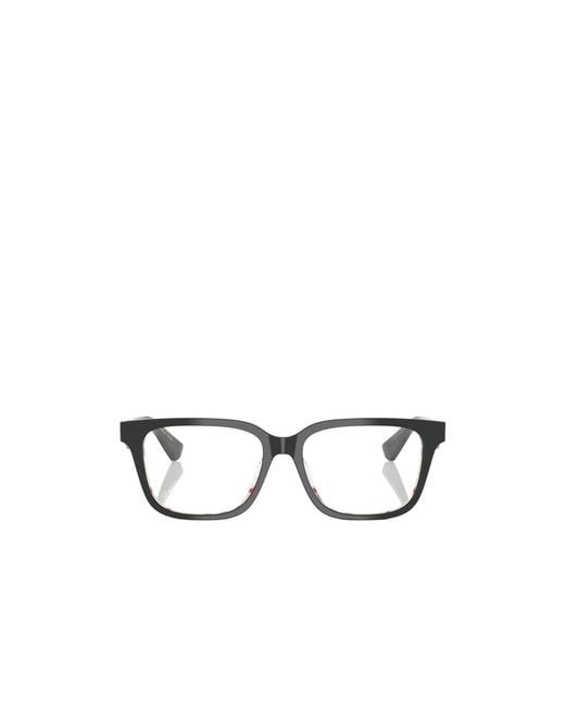 Burberry White Eyewear Square Frame Glasses