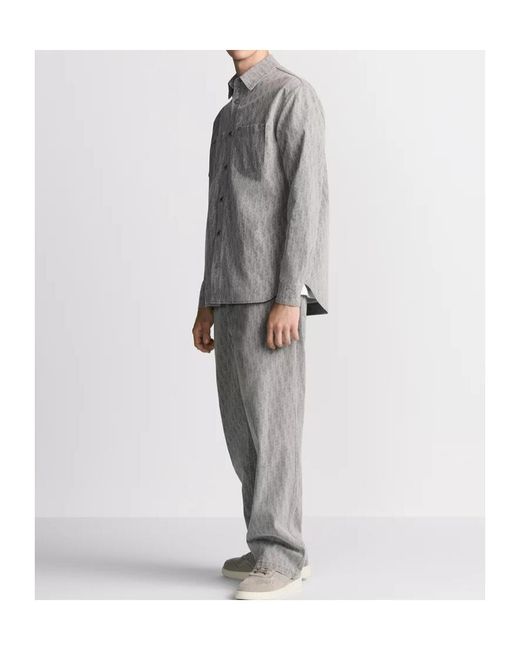 Dior Oblique Overshirt in Grey for Men | Lyst UK